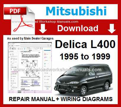 Mitsubishi L400 Workshop Manual Download PDF